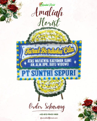 Papan Bunga Duka di Kayoa Utara